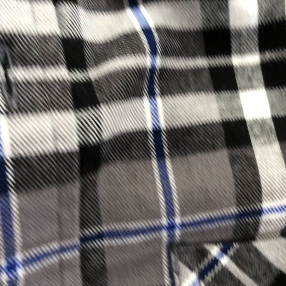 Levis Mens Shirt Small Long Sleeve Plaid Gray Button Down Top Classic Travel - Picture 9 of 13